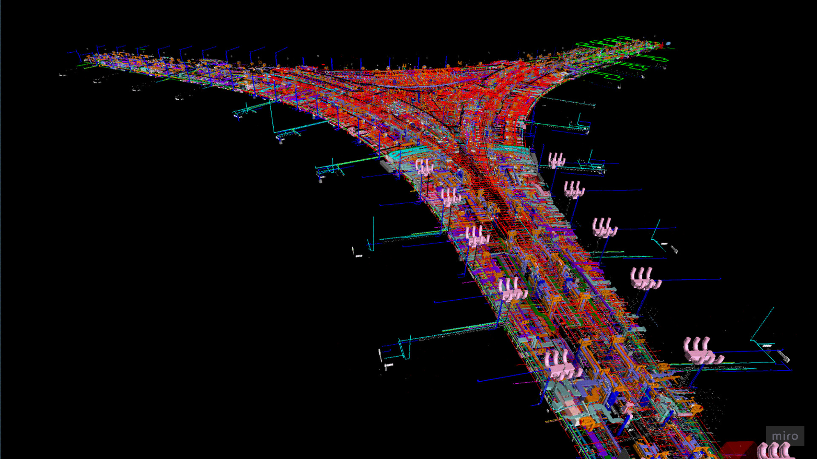 Kuwait International Airport — BIM coordination model view