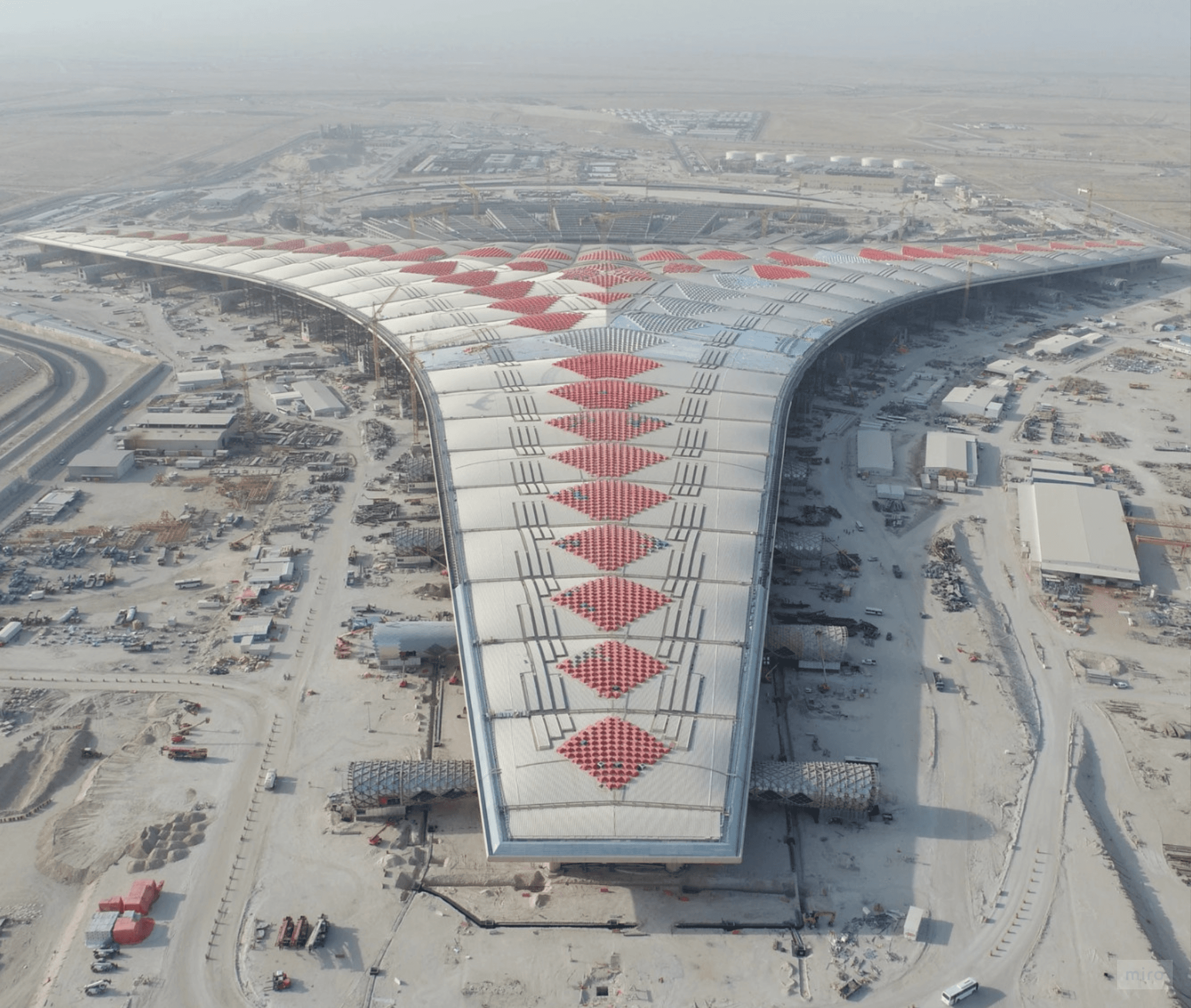 Kuwait International Airport — site aerial view