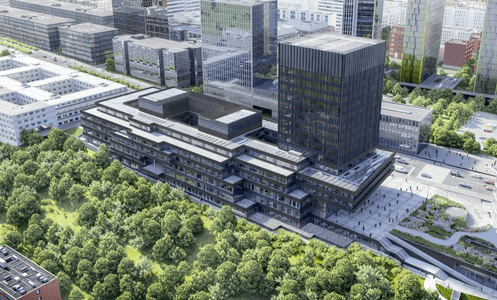 Architectural visualization — new EIB headquarters, Luxembourg